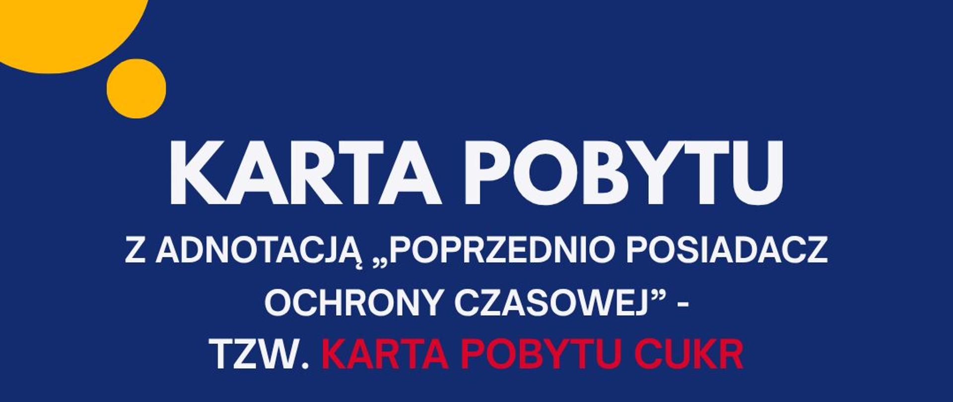 Karta Pobytu CUKR