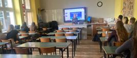 Prelekcja dla uczniów szkoły ponadpodstawowej w ramach programu #MłodziŚwiadomi.