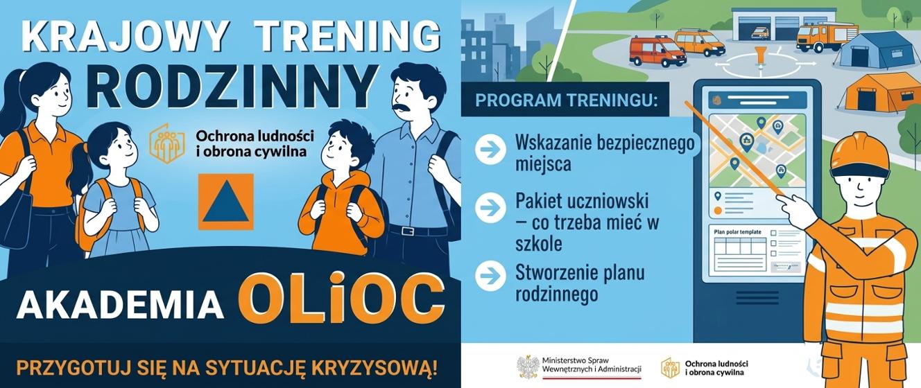 Krajowy Trening Rodzinny Akademii OLiOC w najbliższą sobotę