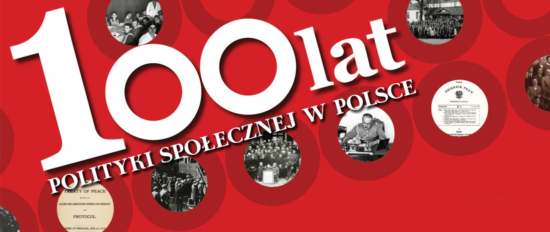100 lat polityki społęcznej - grafika tytułowa
