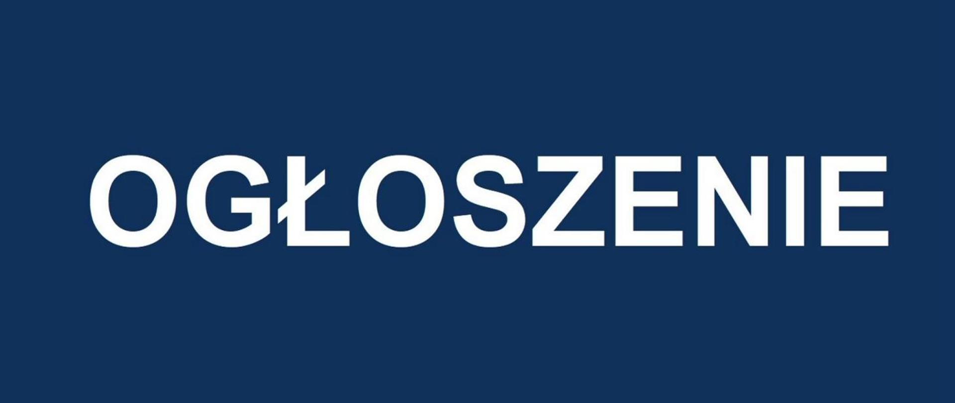 Ogłoszenie