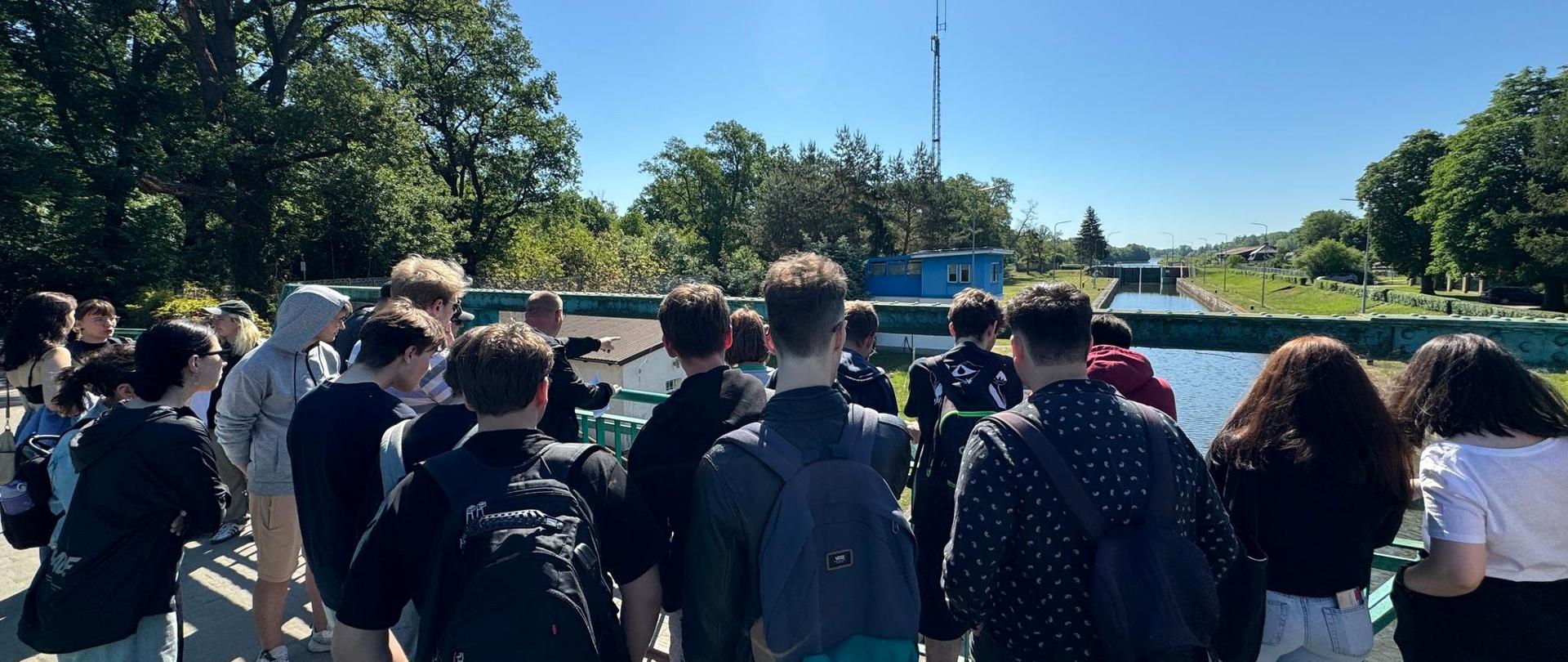 Wizyty studyjne studentów na obiektach Wód Polskich.