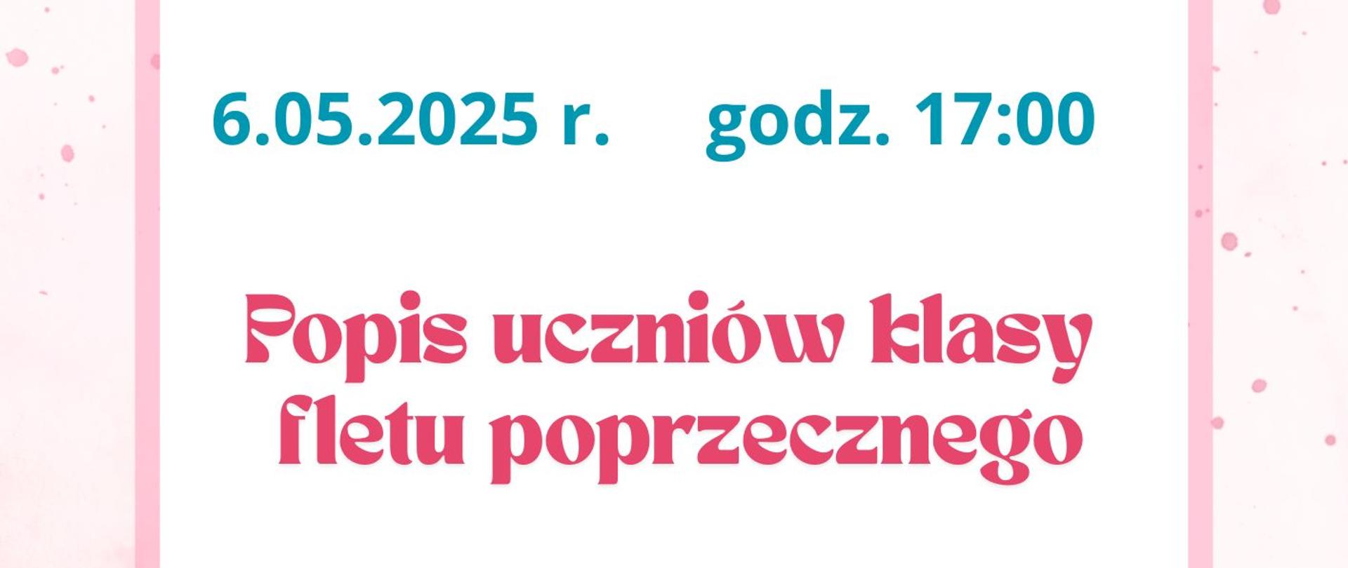 popis uczniów klasy fletu