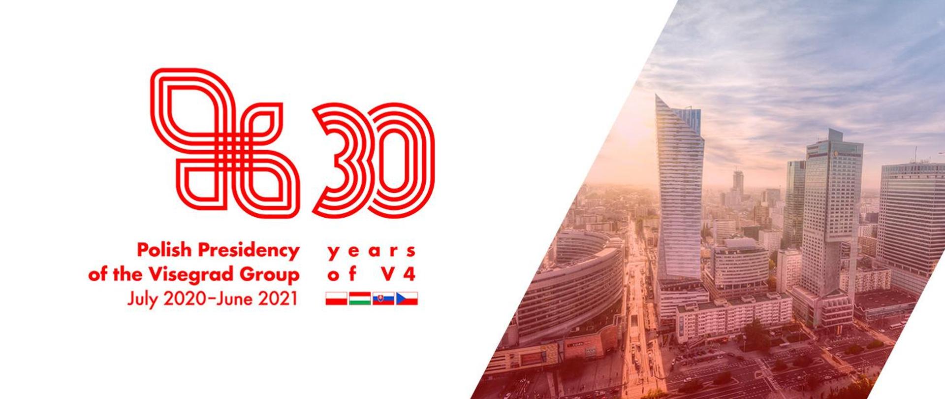Polish presidency of the Visegrad Group 2020/2021 logo