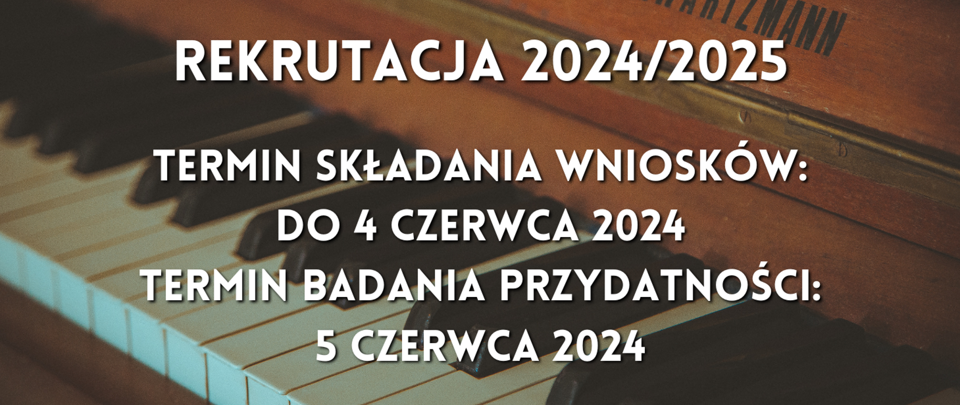 Rekrutacja 2024/2025
termin składania wniosków:
do 4 czerwca 2024
termin badania przydatności:
5 czerwca 2024