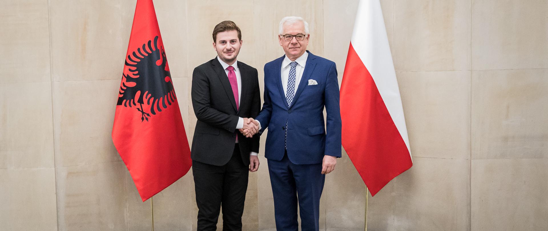 Albanian Minister for Europe and Foreign Affairs visits Warsaw