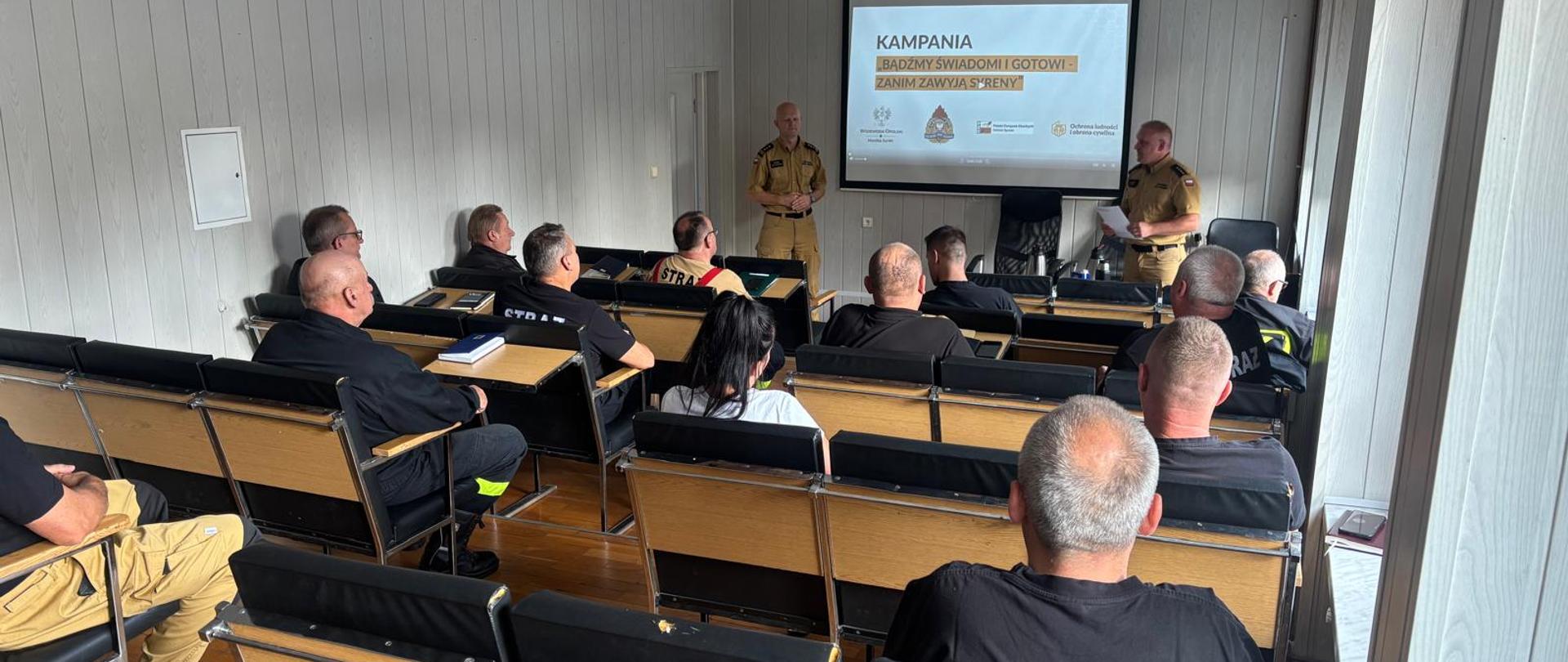 Spotkanie dotyczące kampanii "Bądźmy świadomi i gotowi - zanim zawyją syreny"