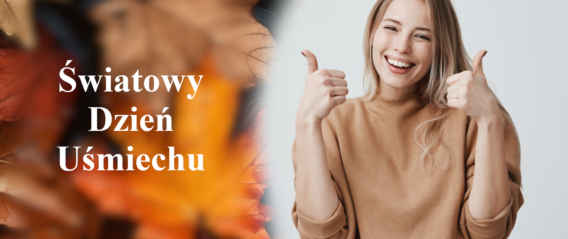 baner - .światowy dzień uśmiechu