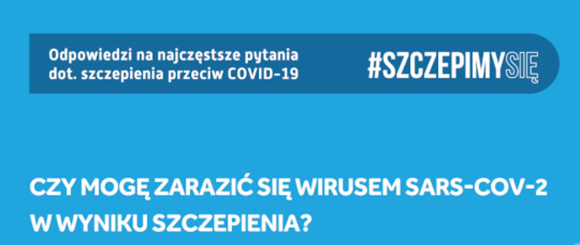 Czy mogę się zarazić wirusem SARS COV-2 w wyniku szczepienia?