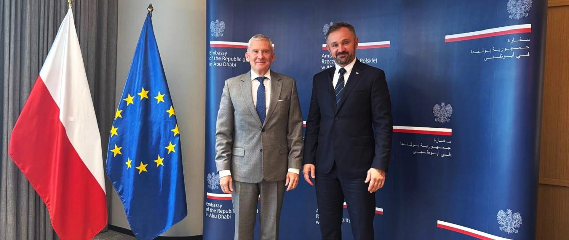 Captain Marek Choiński, the Polish Police liaison officer accredited to the UAE, on his first visit to Abu Dhabi.