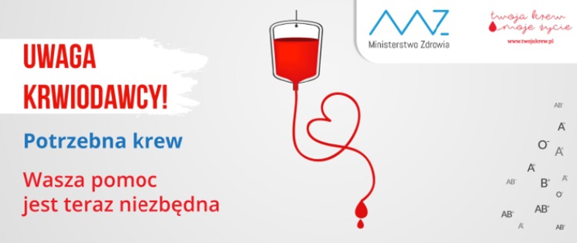 Apel o oddanie krwi