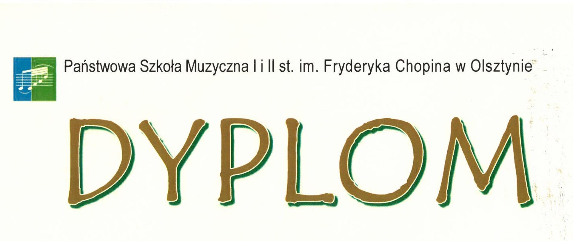 Dyplom: Od góry: Państwowa Szkoła Muzyczna I i II st. im.F.Chopina w Olsztynie - Dyplom -za zajęcie II miejsca w Makroregionalnym Konkursie "Życie i twórczość Henryka Wieniawskiego" dla szkół muzycznych I i II stopnia otrzymuje - Milena Schleser - uczennica Szkoły Muzycznej im.F.Chopina z klasy p.Emilii Hewelt
Poniżej podpisy jurorów. Na dole , z prawej strony został umieszczony wizerunek Henryka Wieniawskiego
