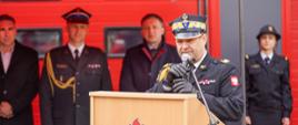 Uroczysta zbiórka w KM PSP Dąbrowa Górnicza