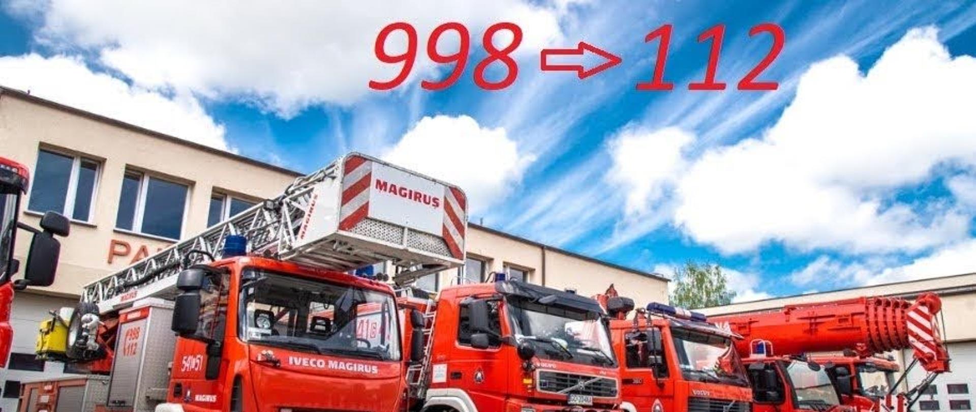 Przełączenie nr 998 na 112