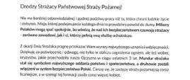 Życzenia Prezesa Rady Ministrów z okazji Dnia Strażaka