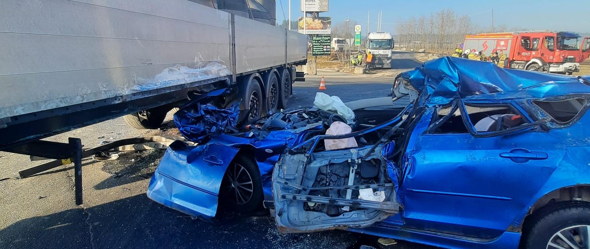 Wypadek śmiertelny w Chyżnem