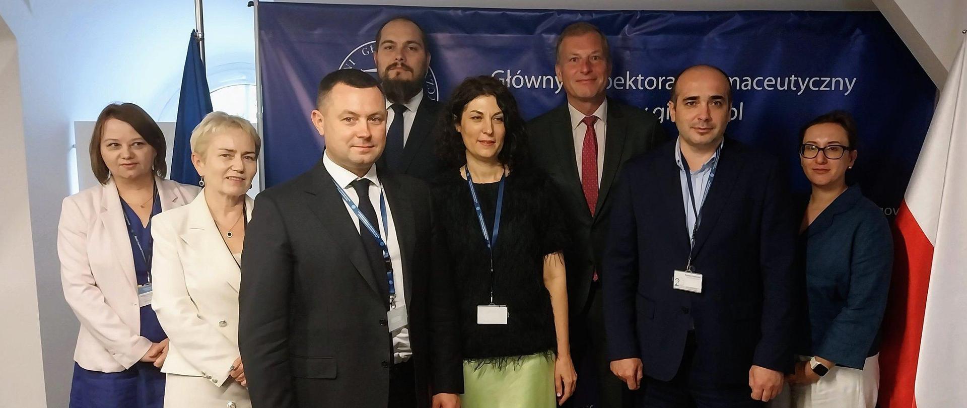 Od lewej: Małgorzata Piasecka, Dorota Chmielińska, Mychajło Babenko, Tomasz Lisiewski, Julia Zarudśka, Damian Kuraś, Roman Isajenko, Olga Sadownycza