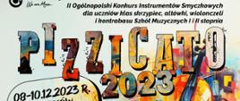 Dyplom Honorowy Najlepszego Nauczyciela dla mgr Jacka Heczko w Drugim Ogólnopolskim Konkursie Instrumentów Smyczkowych PIZZICATO 2023, który odbył się od ósmego do dziesiątego grudnia 2023 w Krakowie w formie online.