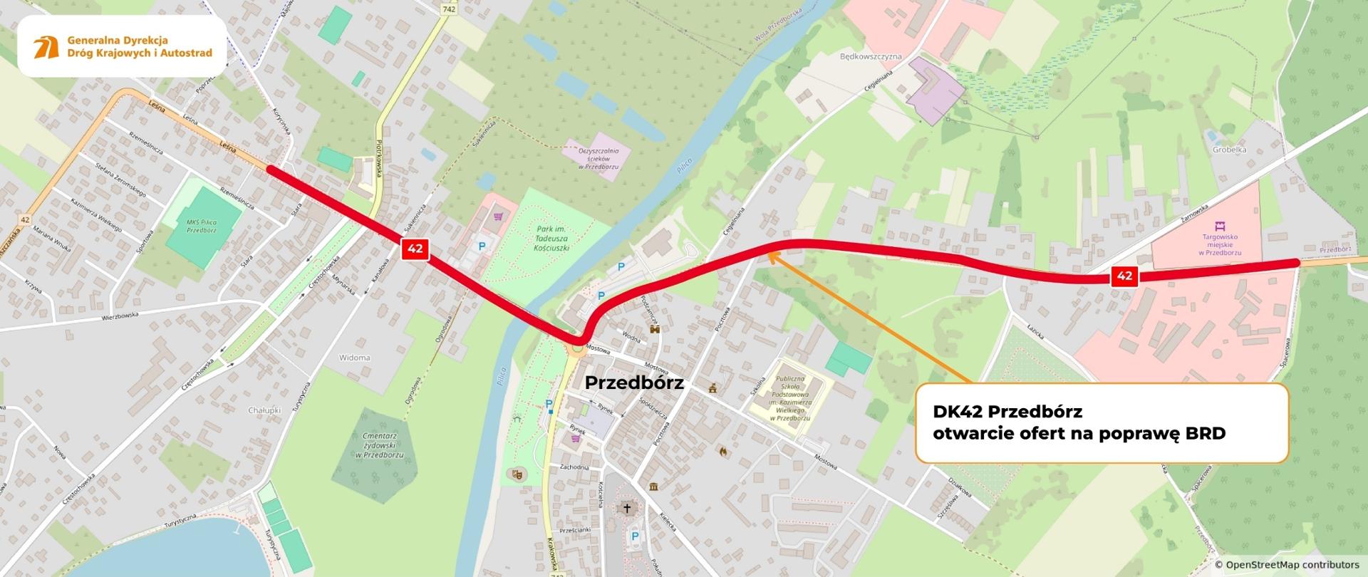 DK42 Przedbórz- Otwarcie ofert