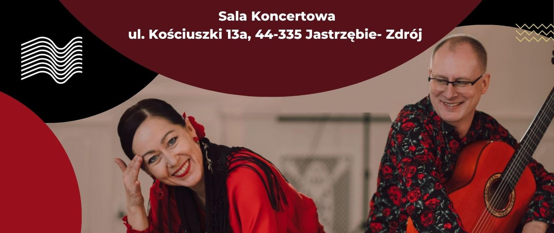Plakat przedstawia artystów, program i miejsce koncertu