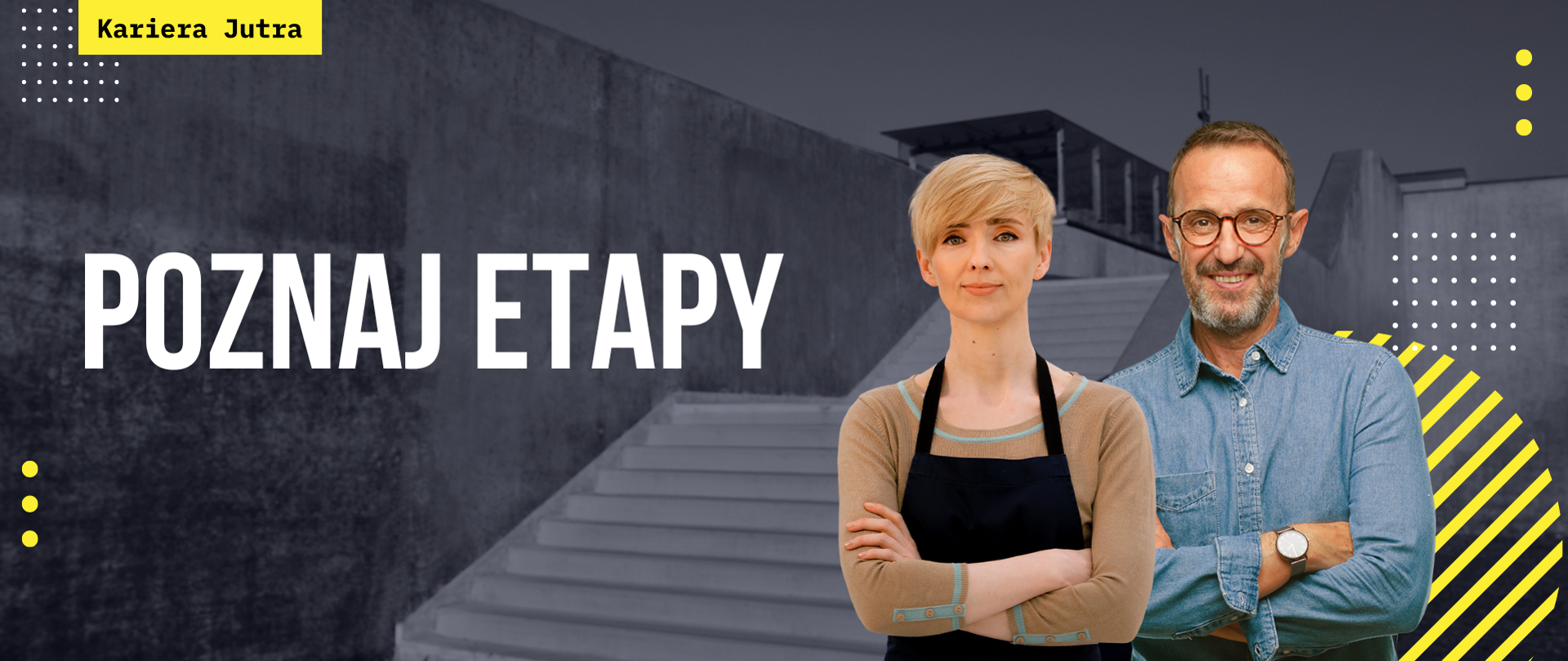 Poznaj etapy - Kariera Jutra. 