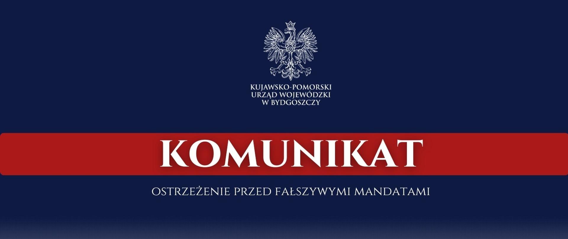 Ostrzeżenie przed fałszywymi mandatami