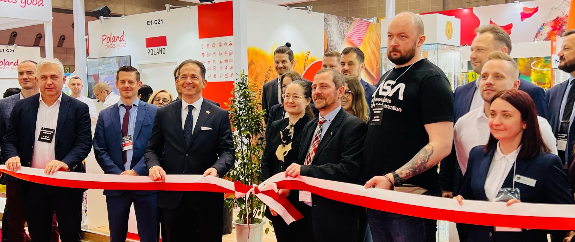 Otwarcie polskiego stoiska