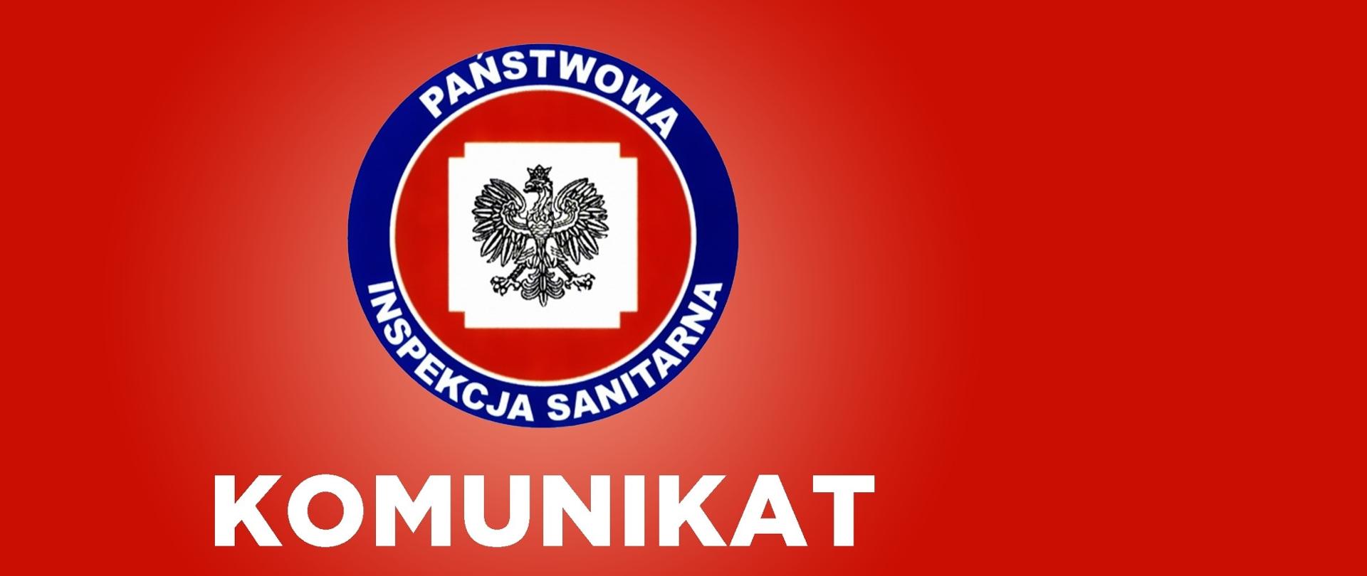 logo Komunikat Państwowa Inspekcja Sanitarna