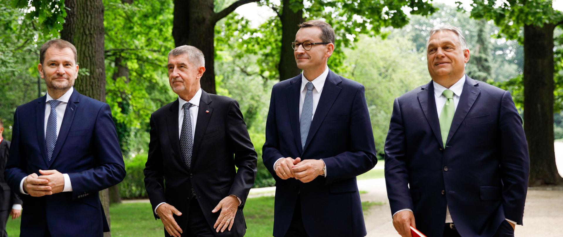 Premierzy Grupy Wyszehradzkiej idą.