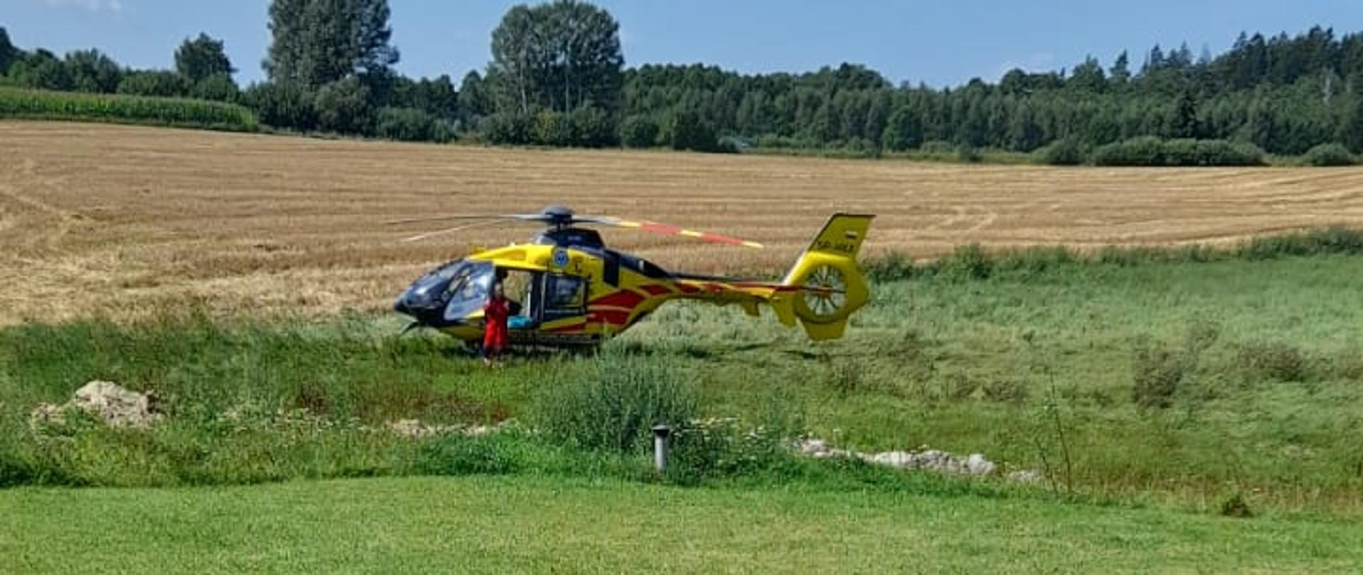 Na zdjęciu widoczny jest śmigłowiec LPR