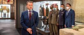 Wystawę "Czas Chwały. Bitwa Warszawska 1920 r. 18. decydująca w dziejach świata" otworzył Mariusz Błaszczak, Minister Obrony Narodowej. Fot. MON.