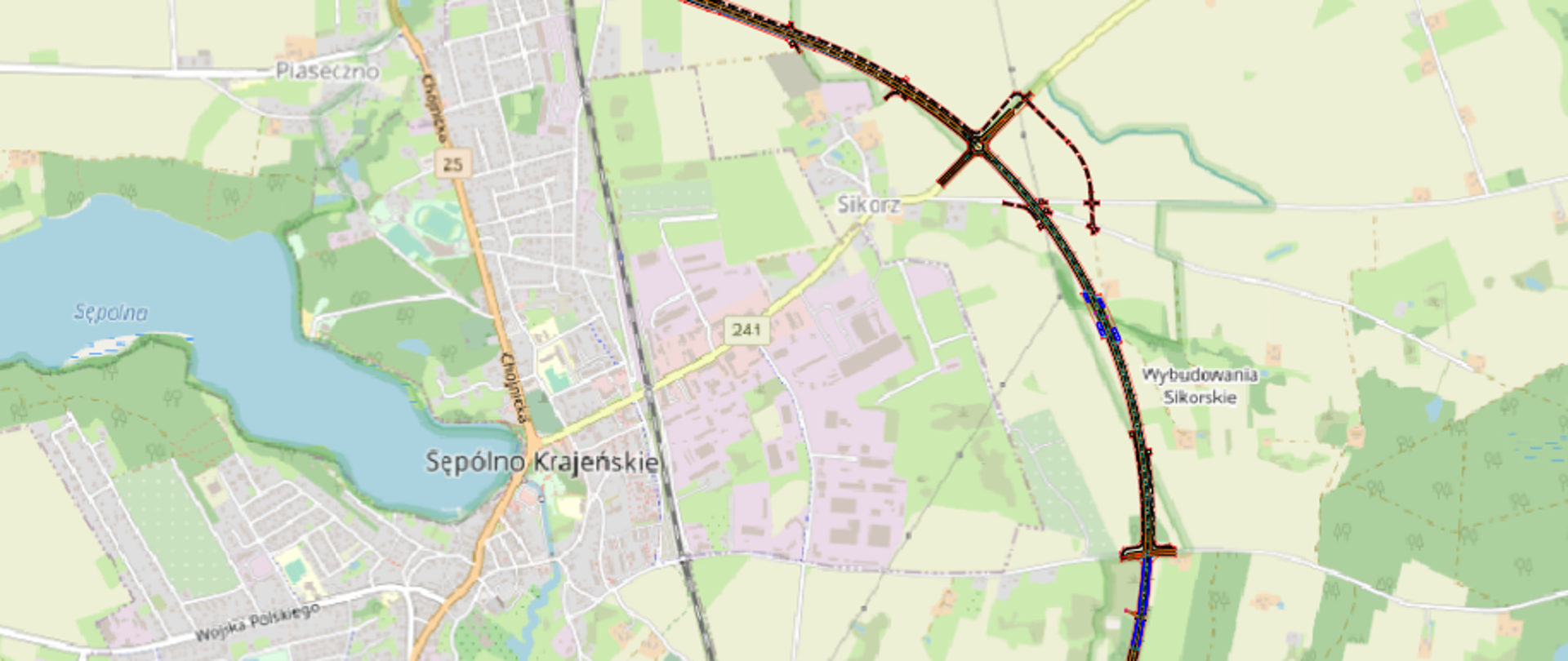 Obwodnica Sępólna Krajeńskiego w ciągu DK25