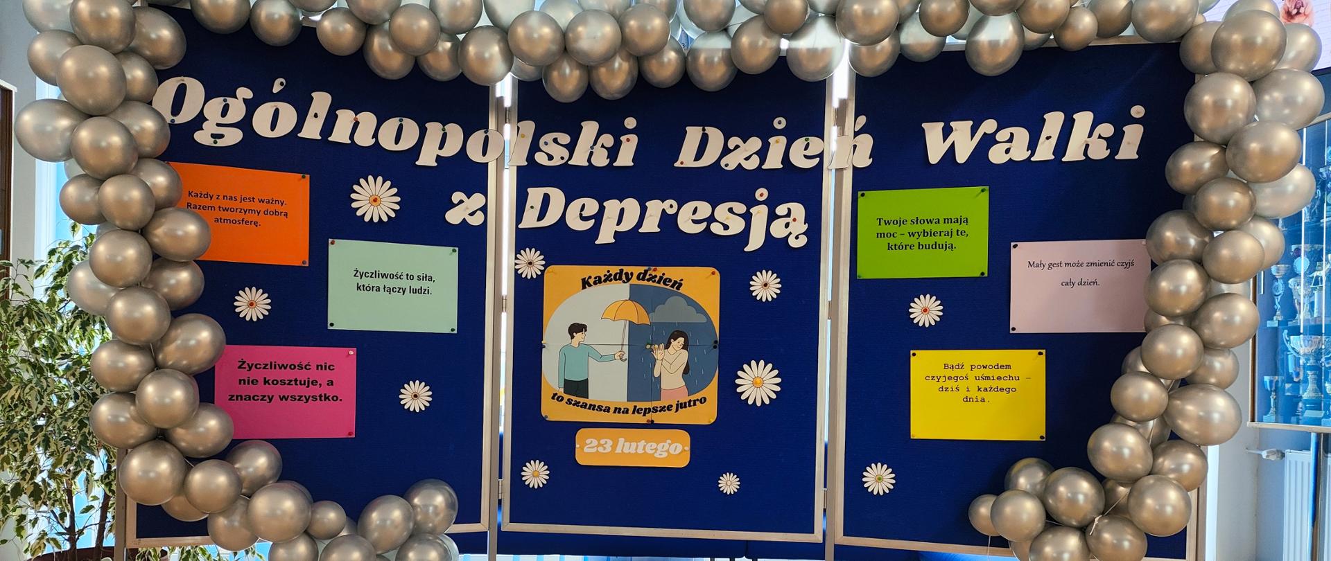 Światowy Dzień Walki z Depresją w naszej szkole ZSCKR w Dobrocinie, Dobrocin