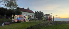 Wypadek drogowy - na miejscu lądował helikopter