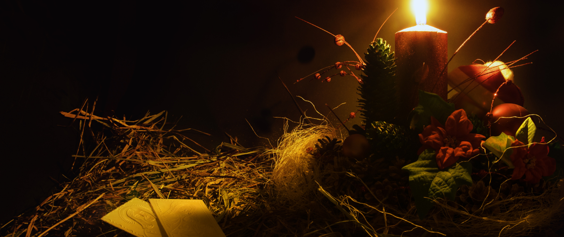 Opłatek, dekoracja świąteczna.