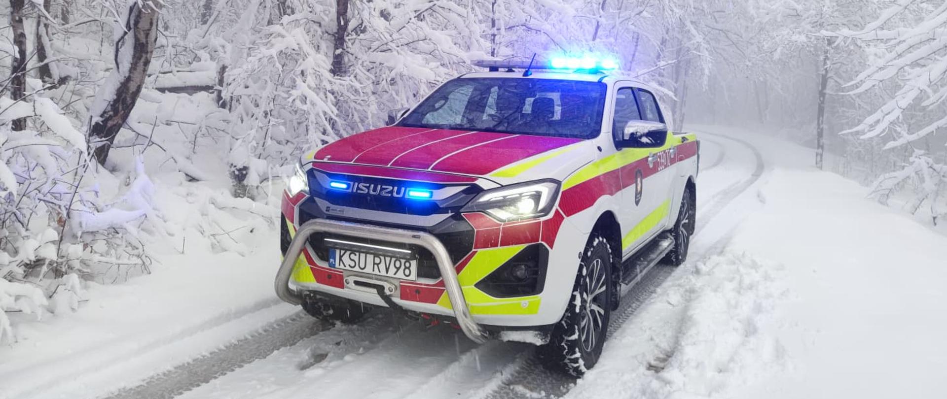 Podsumowanie zdarzeń związanych z opadami śniegu – powiat suski.