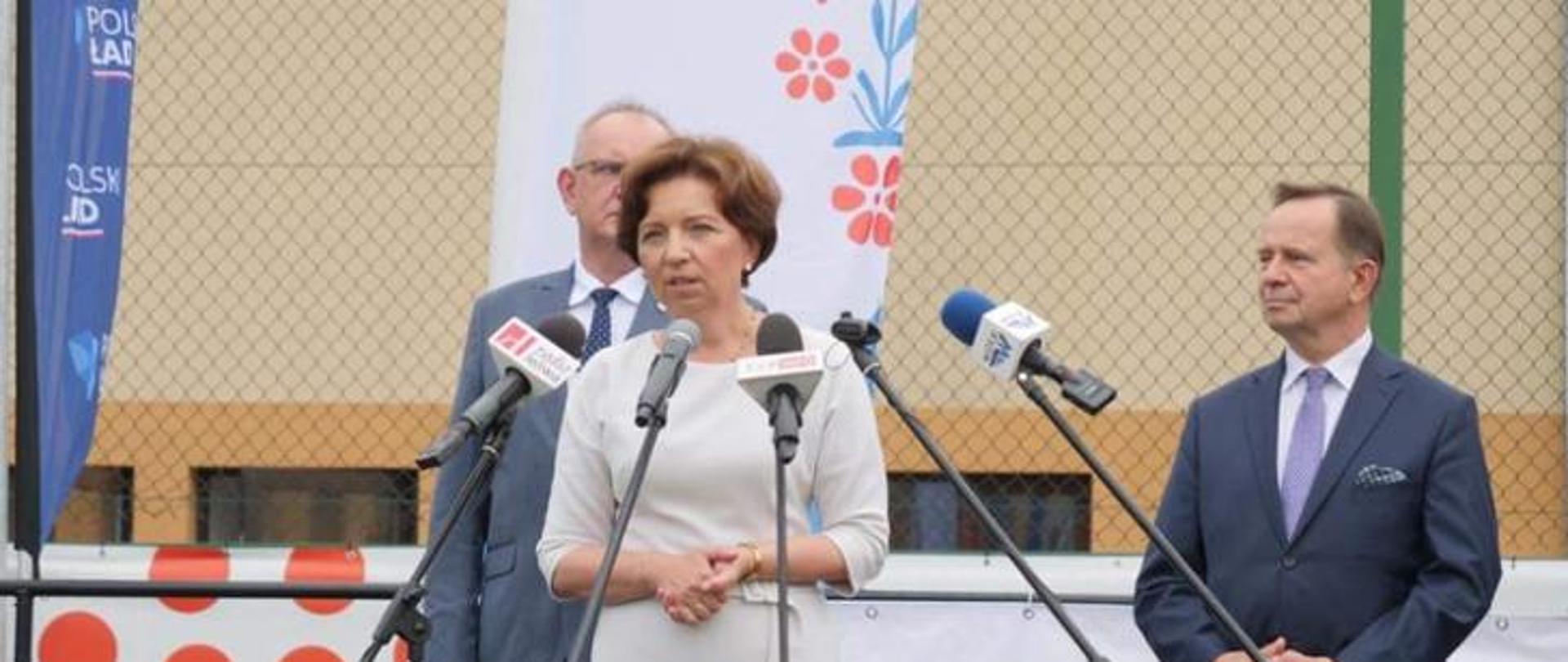 Family picnic in Chorzelów with participation of Minister Maląg