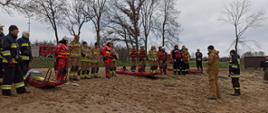 Ćwiczenia plutonu ratowniczego OSP