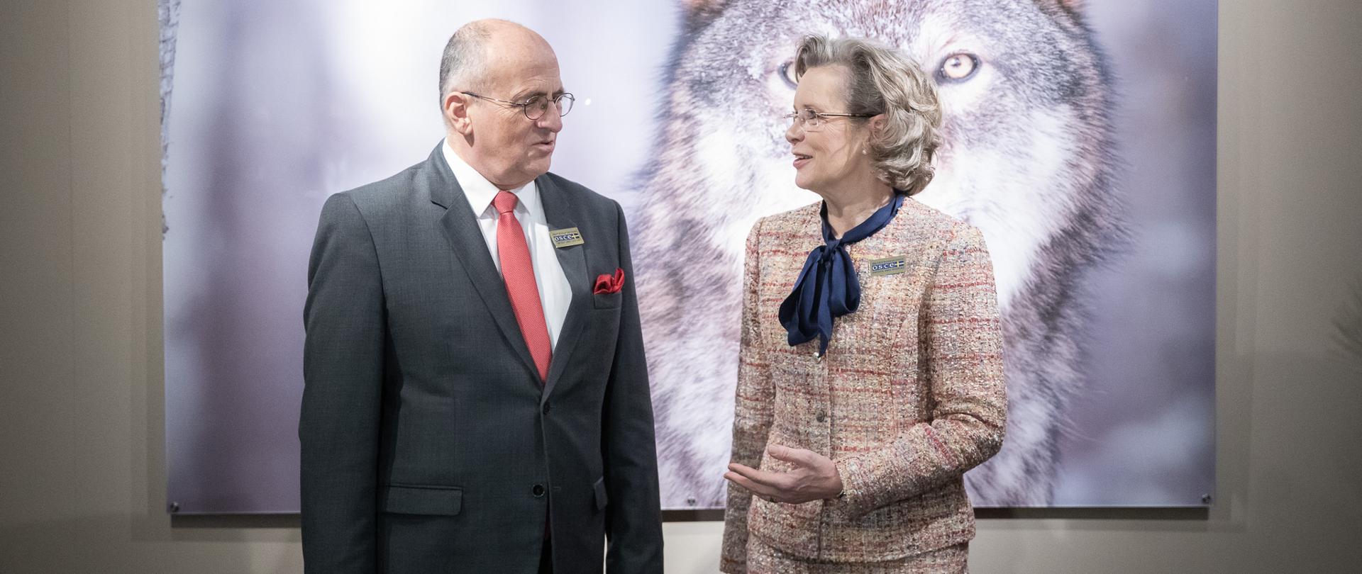 2021.12.03 Sztokholm , Szwecja . Minister Zbigniew Rau . OSCE / OBWE . Bilateralka z PZP OBWE Margaret Caderfelt .
Fot. Tymon Markowski / MSZ