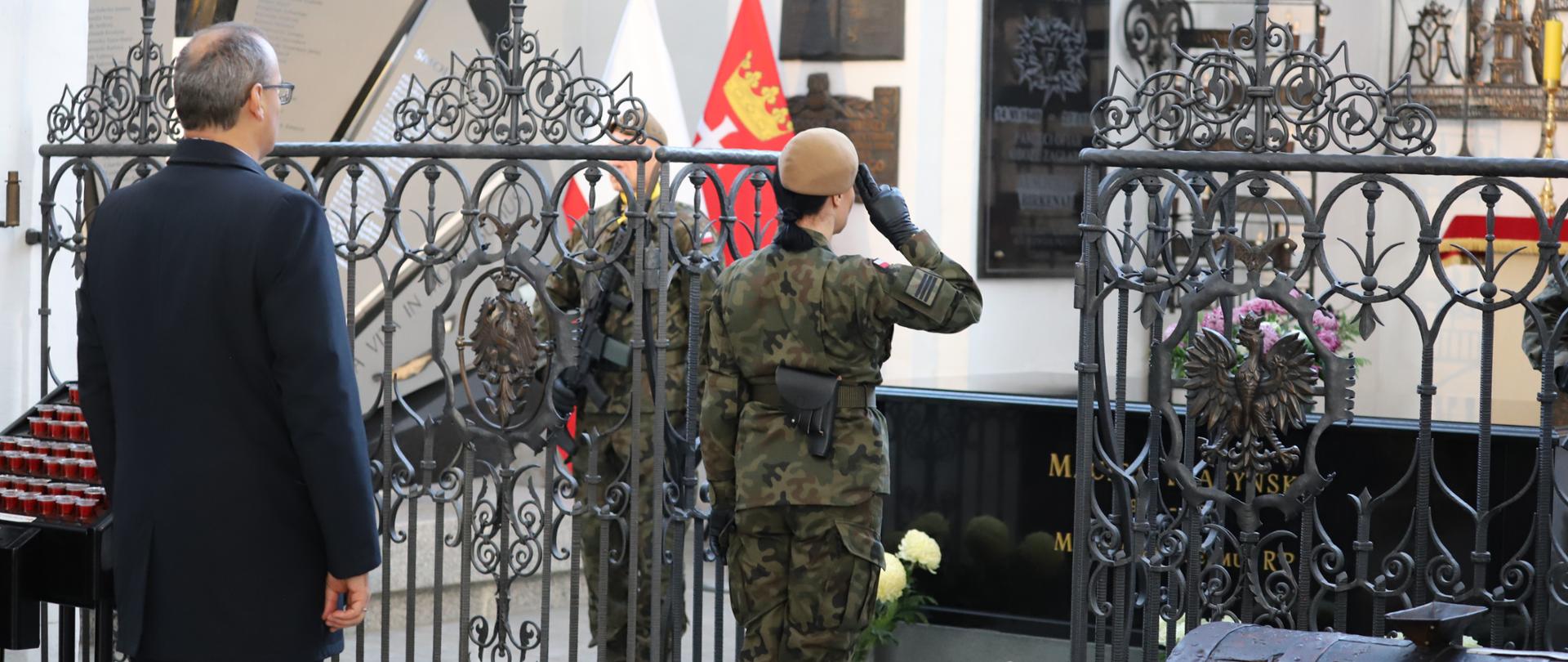 Kościół Mariacki w Gdańsku, grób śp. Macieja Płażyńskiego