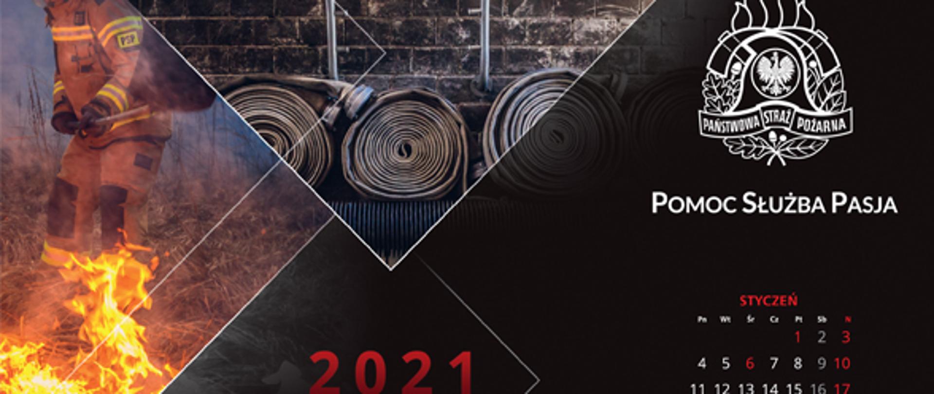 przód -Kalendarz Ogłoszenie konkursów kalendarzowych PSP 2021 dla dzieci i młodzieży oraz regulaminy