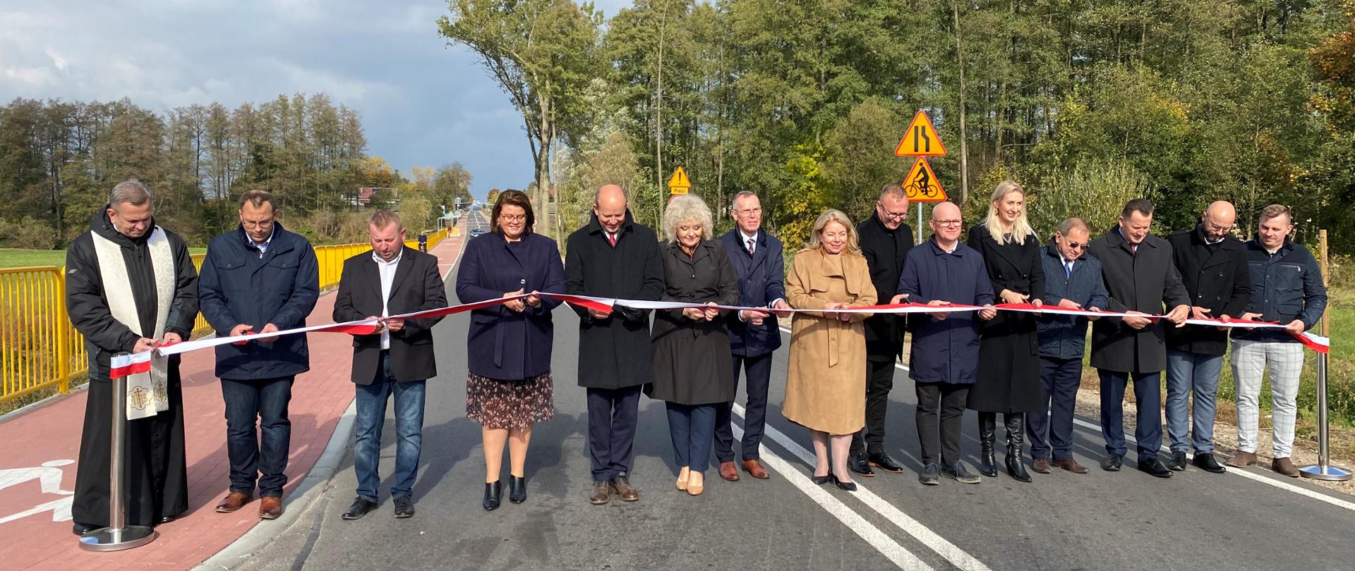 Otwarcie drogi w powiecie wągrowskim 