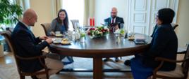 Spotkanie wiceministry Marii Ejchart z Ambasador ds. Prawa Międzynarodowego Singapuru