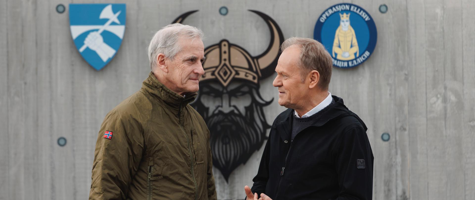 PM Tusk with PM Jonas Gahr Støre