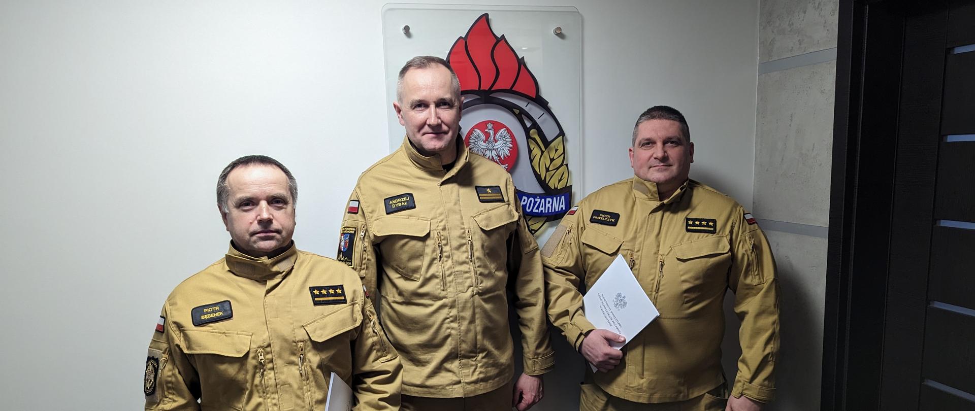 Komendant Powiatowy wraz z Kierownictwem Wydziału Planowania Operacyjnego i Przeciwdziałania Zagrożeniom