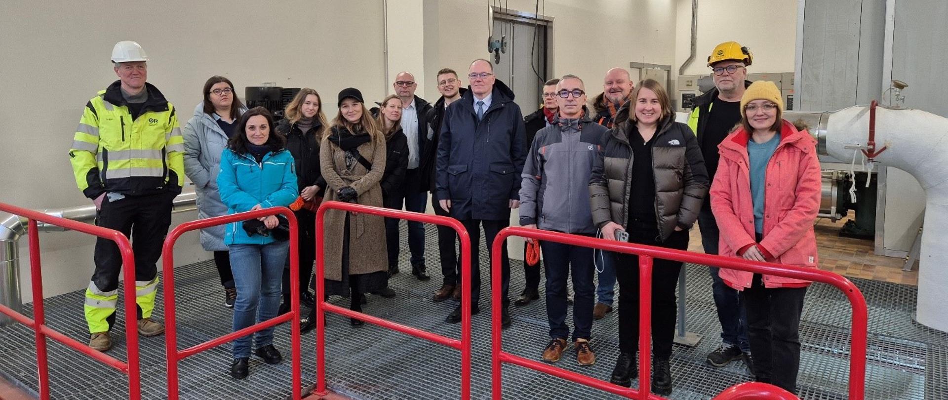 Uczestnicy wizyty studyjnej - projekt GeoSynergy