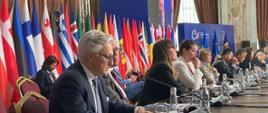 Undersecretary of State, Artur Harazim is preparing for the speech. 