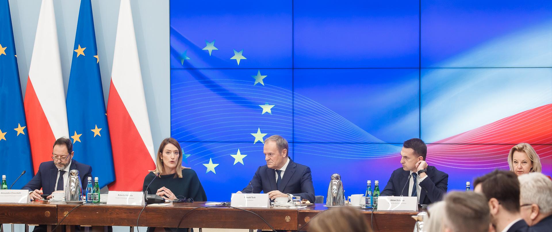 Spotkanie Prezesa Rady Ministrów z Przewodniczącą Parlamentu Europejskiego oraz Konferencja Przewodniczących Parlamentu Europejskiego