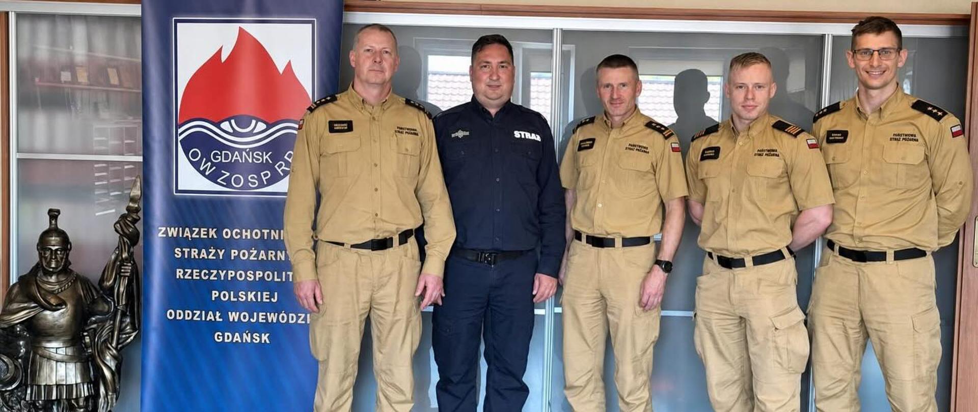 Spotkanie w Oddziale Wojewódzkim ZOSP RP woj. pomorskiego – przygotowania do nadchodzących inicjatyw i Turnieju Wiedzy Pożarniczej