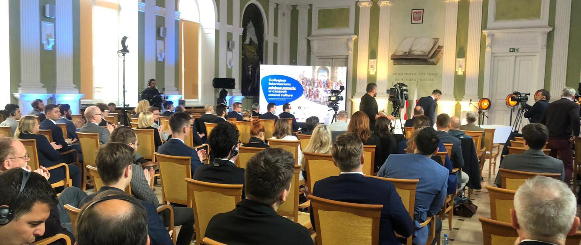 Inauguracja roku akademickiego w Collegium Intermarium z udziałem wiceministra Wojciecha Murdzka